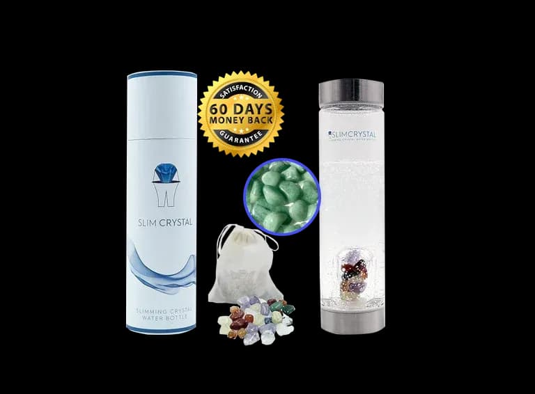 SlimCrystal - Crystal-Infused Water Bottle Natural Weight Loss
